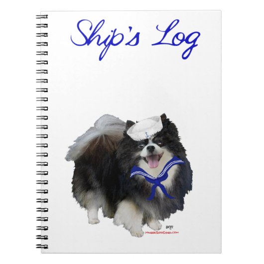 Pomeranian Zeiler Notitieboek (Voorkant)