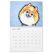 Pomeranians Off-Leash Art™ Vol 1 Kalender (Mar 2026)