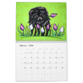 Pomeranians Off-Leash Art™ Vol 1 Kalender (Feb 2026)