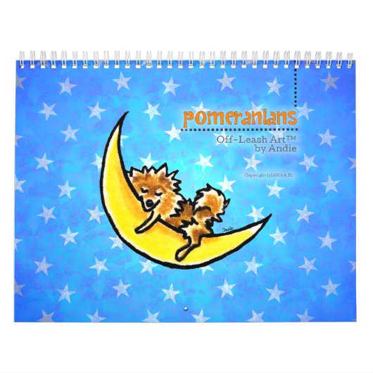 Pomeranians Off-Leash Art™ Vol 1 Kalender (Hoes)