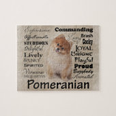 Pomerian Traits Jigzaag Puzzle Legpuzzel (Horizontaal)