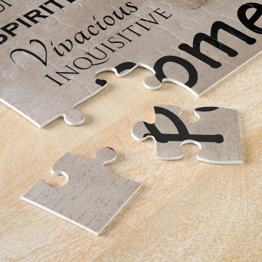 Pomerian Traits Jigzaag Puzzle Legpuzzel (Zijkant)