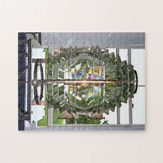 Pomham Rocks Lighthouse Fresnel Lens, Rhode Island Legpuzzel (Horizontaal)