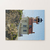 Pomham Rocks Lighthouse, Rhode Island Puzzle Legpuzzel (Horizontaal)