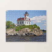 Pomham Rocks Lighthouse, Rhode Island Puzzle Legpuzzel (Horizontaal)