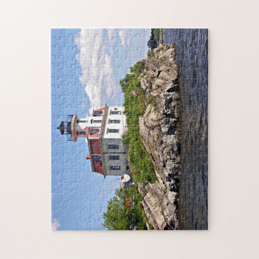 Pomham Rocks Lighthouse, Rhode Island Puzzle Legpuzzel (Verticaal)