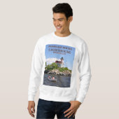 Pomham Rocks Lighthouse, Rhode Island Sweatshirt (Voorkant volledig)