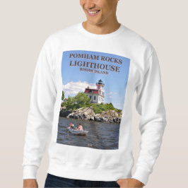 Pomham Rocks Lighthouse, Rhode Island Sweatshirt