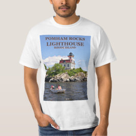 Pomham Rocks vuurtoren, Rhode Island T Shirt
