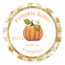  pomkin Butter Personalized Canning