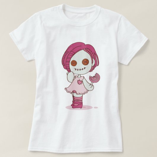 pomkin popsicle zombie meisje shirt (Design voorkant)