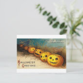 Pomkin Row - Curioser en Curioser Feestdagenkaart (Staand voorkant)