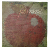 Pomme Apple Tegeltje (Voorkant)