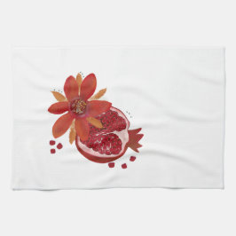 Pommegranate Flower Kitchen Towels Theedoek
