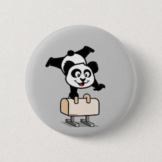 Pommel Horse Panda Ronde Button 5,7 Cm