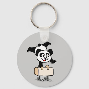 Pommel Horse Panda Sleutelhanger