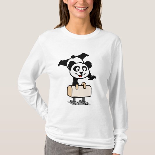 Pommel Horse Panda T-shirt (Voorkant)