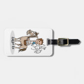 Pommel Paard Gymnastiek Bagagelabels (Voorkant horizontaal)