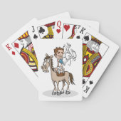 Pommel Paard Gymnastiek Speelkaarten (Achterkant)