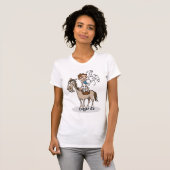 Pommel Paard Gymnastiek Vrouwen T-shirt (Voorkant volledig)