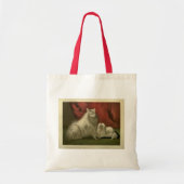  pommeraanse en maltese honden tote bag (Voorkant)