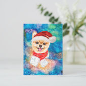 Pommeraanse feestdag voor borstvoeding feestdagenkaart (Staand voorkant)