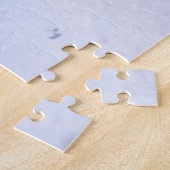 Pommeraanse hond op sneeuw in kerstmis legpuzzel (Zijkant)