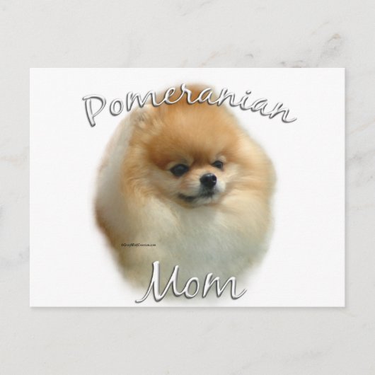 Pommeraanse mam 2 briefkaart (Voorkant)
