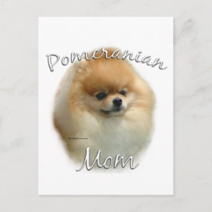 Pommeraanse mam 2 briefkaart