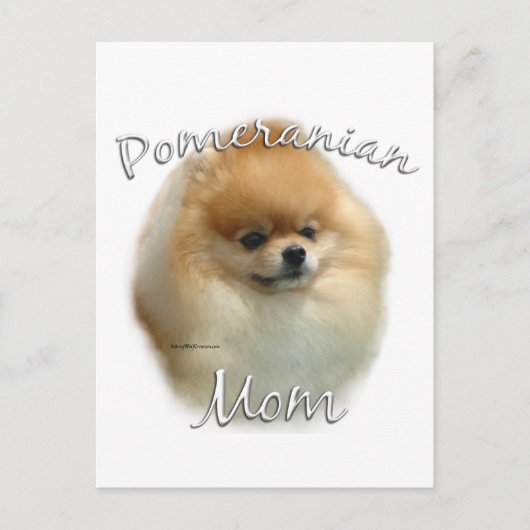 Pommeraanse mam 2 briefkaart (Voorkant)