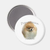 Pommeraanse mam 2 magneet (Voorkant / Achterkant)