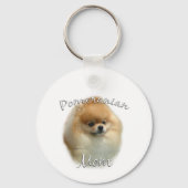 Pommeraanse mam 2 sleutelhanger (Achterkant)