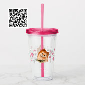 Pommeraanse mam acryl drinkbeker