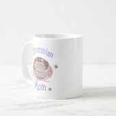 Pommeraanse mam koffiemok (Voorkant links)