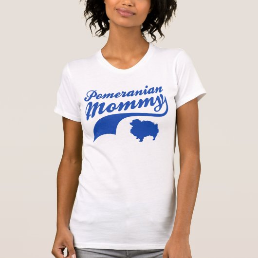 Pommeraanse mama t-shirt (Voorkant)