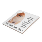 Pommeraanse pap Ceramic Tile Tegeltje (Zijkant)