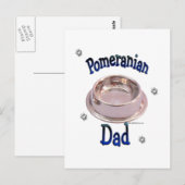 Pommeraanse vader briefkaart (Voorkant / Achterkant)