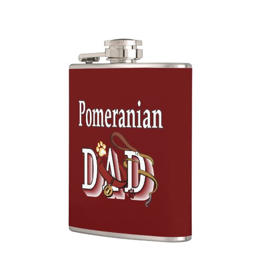 Pommeraanse vader heupfles (Links)