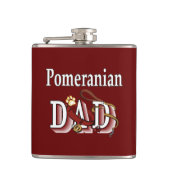 Pommeraanse vader heupfles (Voorkant)