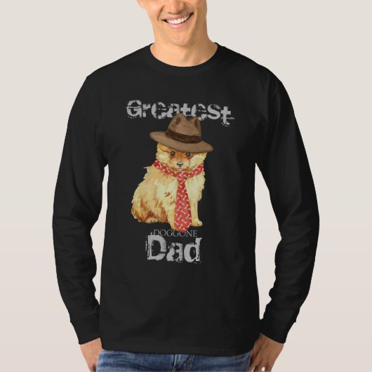 Pommeraanse vader t-shirt (Voorkant)