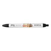 Pommeraanse vader zwarte inkt pen (Voorkant)