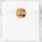 Pommeren_Agility Gifts Ronde Sticker (Tas)