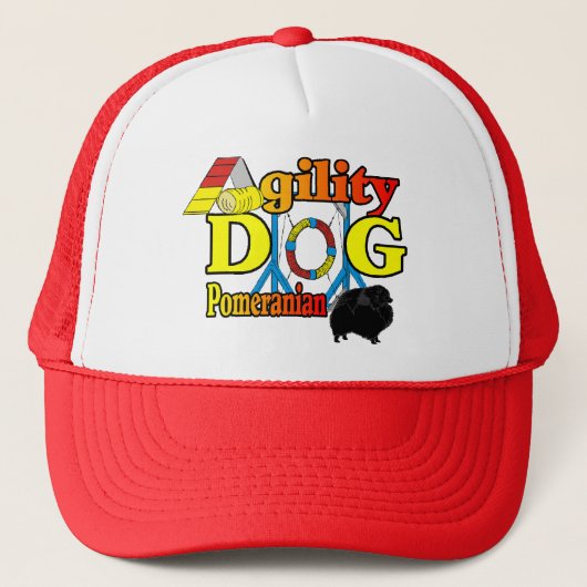 Pommeren_Agility Gifts Trucker Pet (Voorkant)