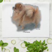 Pommeren Art Gifts Theedoek (Gevouwen)