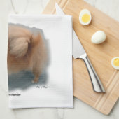 Pommeren Art Gifts Theedoek (Quarter Fold)