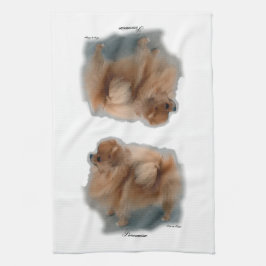 Pommeren Art Gifts Theedoek