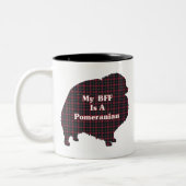 Pommeren BFF-Mok Tweekleurige Koffiemok (Links)