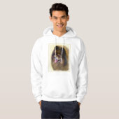 Pommeren Black en Tan Painting Original Dog Art Hoodie (Voorkant volledig)