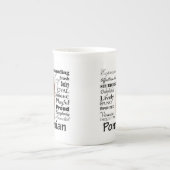 Pommeren Bone China Mok (Voorkant)