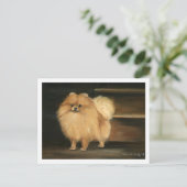 "Pommeren" Briefkaarten voor het maken van kunst d (Staand voorkant)